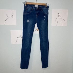 Hudson skinny jeans, worn once, kids